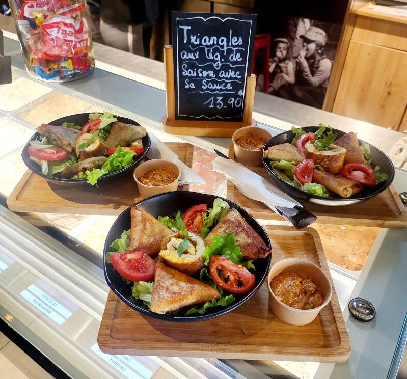 Triangles aux légumes de saison  pour Manger à petit prix à La Crau